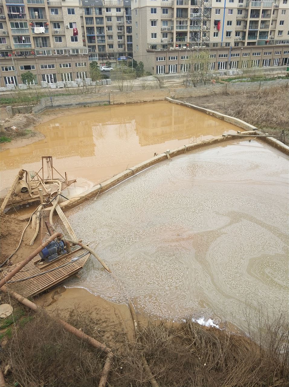 翼城沉淀池淤泥清理-厂区废水池淤泥清淤